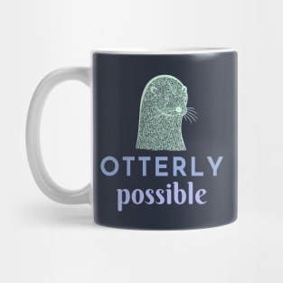 Otterly Possible - blue & purple Mug